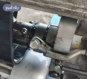 ตรวจจูนสลักตัวจับและชุดสายเครื่องทะลวงท่อ